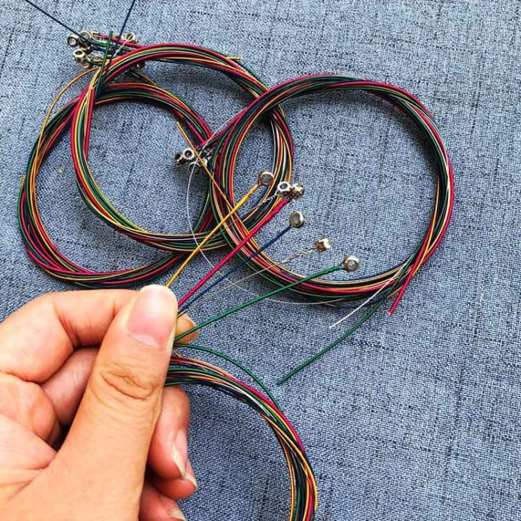 สายกีต้าร์ E-A หลากสี 6 in 1, E-A Guitar Strings