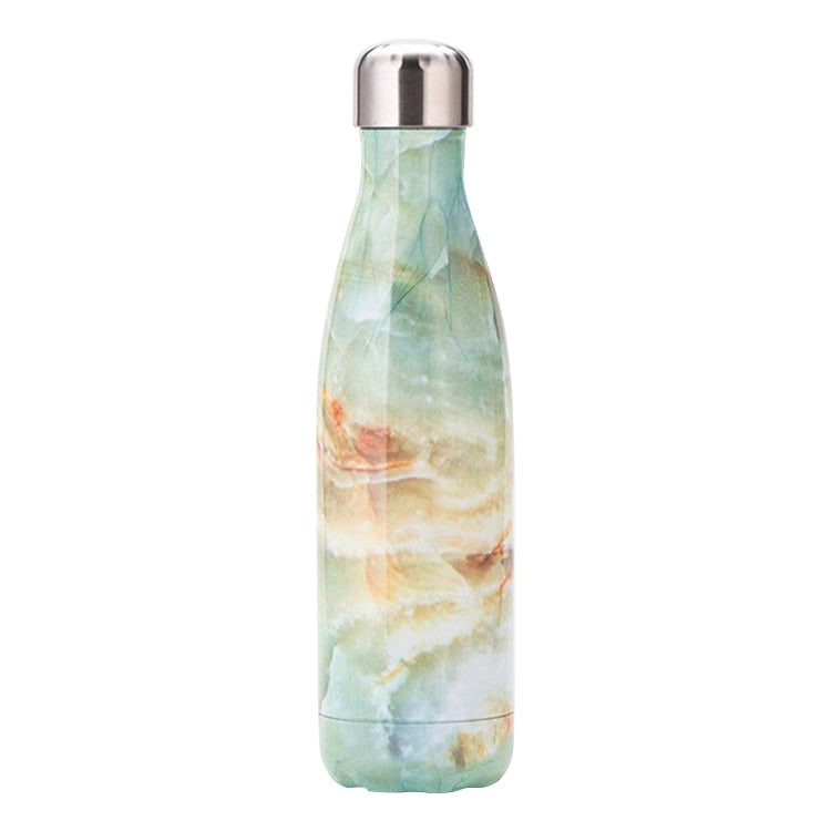 ถ้วยความร้อนกระติกน้ำร้อนขวดน้ำสแตนเลสแบบพกพากีฬากาต้มน้ำ, 500ml