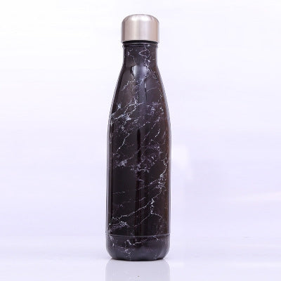 ถ้วยความร้อนกระติกน้ำร้อนขวดน้ำสแตนเลสแบบพกพากีฬากาต้มน้ำ, 500ml