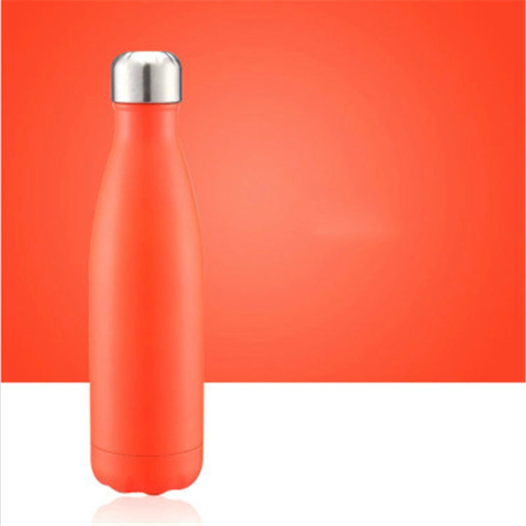 ถ้วยความร้อนกระติกน้ำร้อนขวดน้ำสแตนเลสแบบพกพากีฬากาต้มน้ำ, 500ml