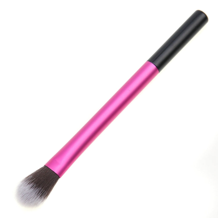 แปรงแต่งหน้าหลอดอลูมิเนียมสีชมพูไฮไลท์แปรงอายแชโดว์