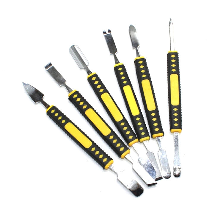 6 in 1 Metal Crowbar Disassembly Bar โทรศัพท์มือถือเครื่องใช้ในบ้านดิจิตอลเครื่องมือเปิดผลิตภัณฑ์, 6 in 1 Removal Bar