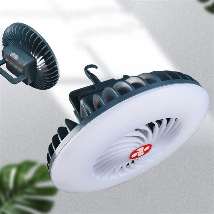 โคมไฟพัดลมแบบชาร์จไฟ USB ถ่ายทอดสดเต็นท์มัลติฟังก์ชั่นโคมไฟแคมป์ปิ้ง, Fan Light, Fan Light + Bracket