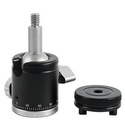 BEXIN K-19 มัลติฟังก์ชั่นอลูมิเนียมรองเท้าเย็นหัวบอลขาตั้งกล้องเมา, K-19