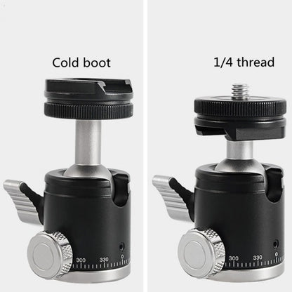 BEXIN K-19 มัลติฟังก์ชั่นอลูมิเนียมรองเท้าเย็นหัวบอลขาตั้งกล้องเมา, K-19