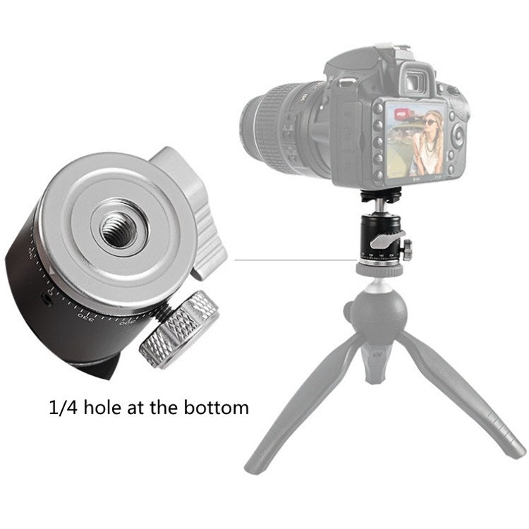 BEXIN K-19 มัลติฟังก์ชั่นอลูมิเนียมรองเท้าเย็นหัวบอลขาตั้งกล้องเมา, K-19