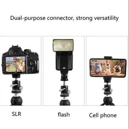 BEXIN K-19 มัลติฟังก์ชั่นอลูมิเนียมรองเท้าเย็นหัวบอลขาตั้งกล้องเมา, K-19