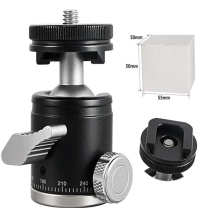 BEXIN K-19 มัลติฟังก์ชั่นอลูมิเนียมรองเท้าเย็นหัวบอลขาตั้งกล้องเมา, K-19