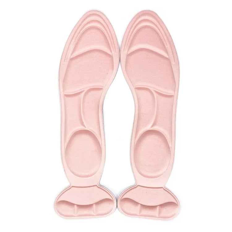 2 คู่ 8D Pad Inserts Heel Post Back Breathable Anti-SLIP สำหรับรองเท้าส้นสูง