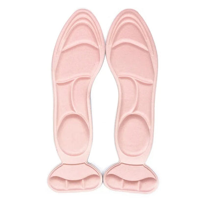 2 คู่ 8D Pad Inserts Heel Post Back Breathable Anti-SLIP สำหรับรองเท้าส้นสูง