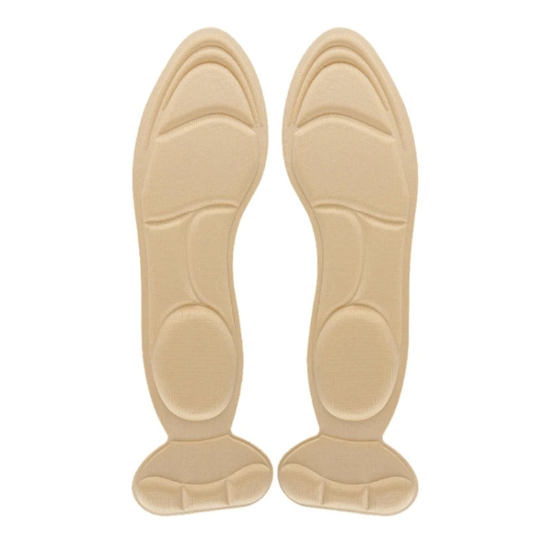 2 คู่ 8D Pad Inserts Heel Post Back Breathable Anti-SLIP สำหรับรองเท้าส้นสูง