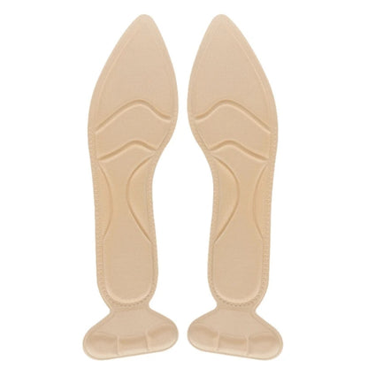 2 คู่ 8D Pad Inserts Heel Post Back Breathable Anti-SLIP สำหรับรองเท้าส้นสูง