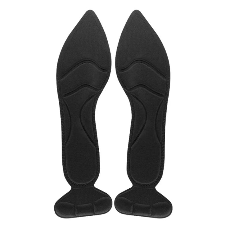 2 คู่ 8D Pad Inserts Heel Post Back Breathable Anti-SLIP สำหรับรองเท้าส้นสูง