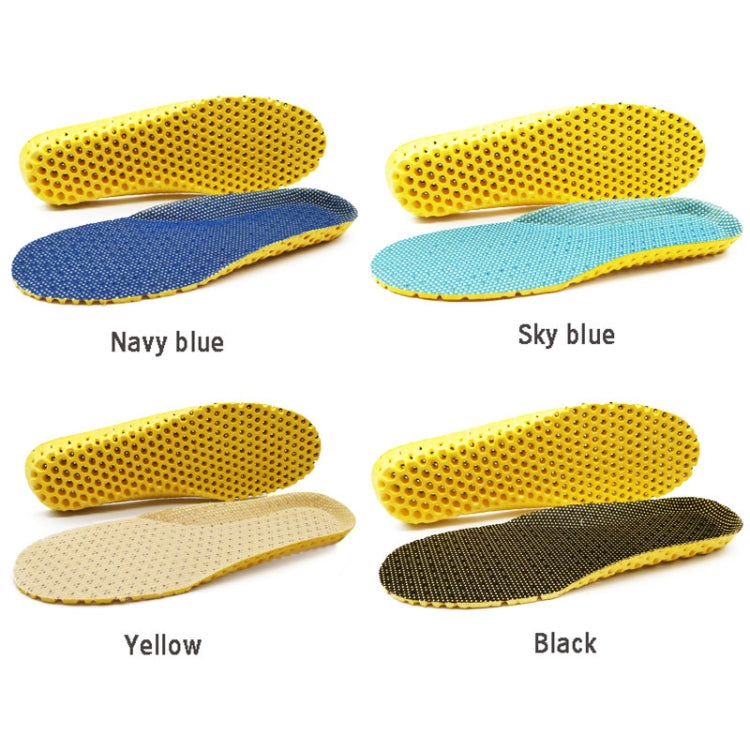 5 คู่รองเท้า Insoles เบาะวิ่งระงับกลิ่นกายระบายอากาศยืดได้, 46