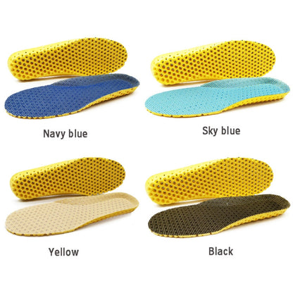 5 คู่รองเท้า Insoles เบาะวิ่งระงับกลิ่นกายระบายอากาศยืดได้, 46