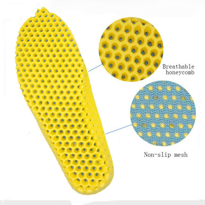 5 คู่รองเท้า Insoles เบาะวิ่งระงับกลิ่นกายระบายอากาศยืดได้, 46