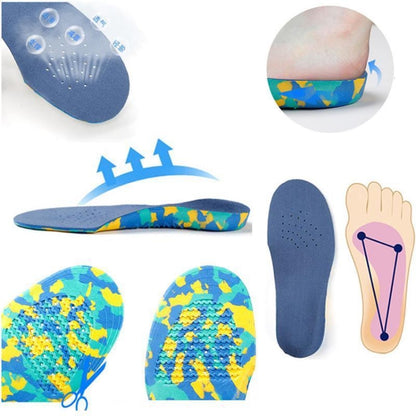 One คู่เด็ก Flat Feet Arch Support Insoles พื้นรองเท้ารองเท้าศัลยกรรมกระดูก, 23-25cm, 26-28cm, 29-31cm, 32-34cm, 35-37cm