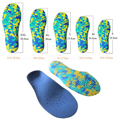 One คู่เด็ก Flat Feet Arch Support Insoles พื้นรองเท้ารองเท้าศัลยกรรมกระดูก, 23-25cm, 26-28cm, 29-31cm, 32-34cm, 35-37cm