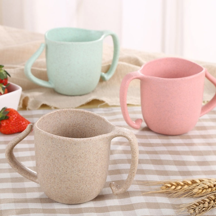 ถ้วยดื่มใยข้าวสาลีสำหรับเด็กถ้วยนมป้องกันการลวก, Anti-Scalding Milk Cup