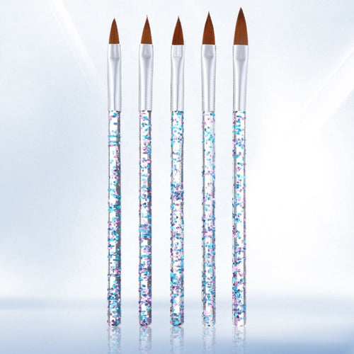 3 PCS Nail Art แปรงคริสตัล UV GEL Builder จิตรกรรม Dotting ปากกาแกะสลักเคล็ดลับเล็บเครื่องมือ Salon