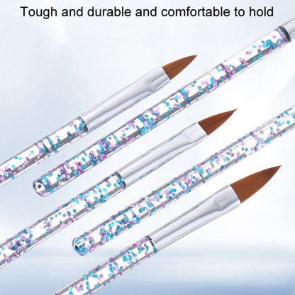 3 PCS Nail Art แปรงคริสตัล UV GEL Builder จิตรกรรม Dotting ปากกาแกะสลักเคล็ดลับเล็บเครื่องมือ Salon