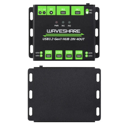 Waveshare 23929 USB HUB, การขยายพอร์ต USB 3.2 4 X, โฮสต์คู่แบบสลับได้, การป้องกันหลายแบบ, 23929