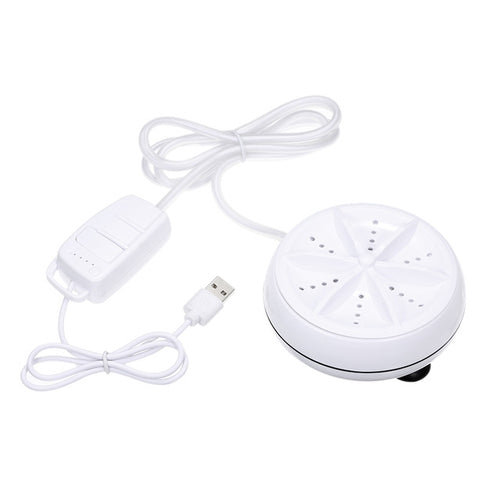 เครื่องซักผ้าขนาดเล็กแบบพกพา Ultrasonic Turbine เสื้อผ้าเครื่องซักผ้าขนาดเล็กพร้อมสาย USB สะดวกสำหรับการเดินทาง, 3 in 1, 2 in 1