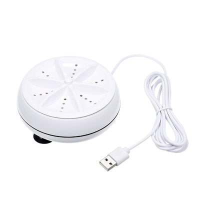 เครื่องซักผ้าขนาดเล็กแบบพกพา Ultrasonic Turbine เสื้อผ้าเครื่องซักผ้าขนาดเล็กพร้อมสาย USB สะดวกสำหรับการเดินทาง, 3 in 1, 2 in 1