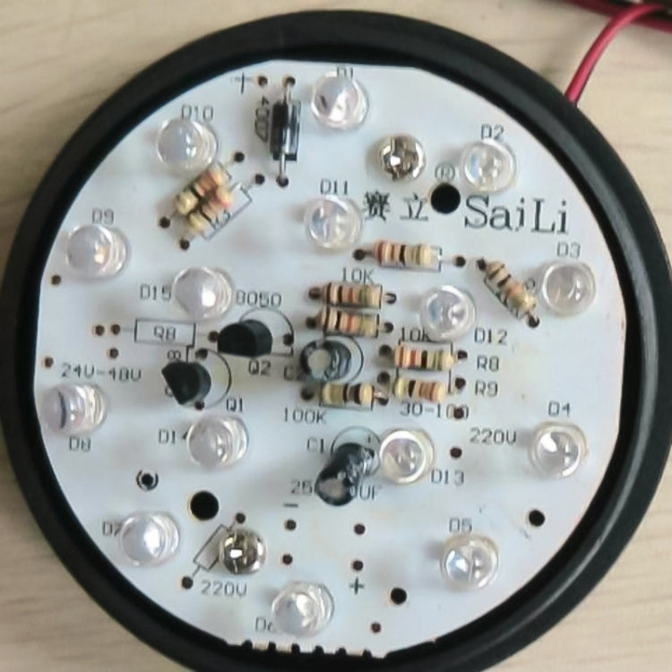 ไฟเตือน LED Strobe แสดงไฟทางวิศวกรรมไฟผิดปกติกระพริบไฟรักษาความปลอดภัยขนาดเล็ก, Strobe Warning Light  (Blue), Strobe Warning Light (Green), Strobe Warning Light (Red)