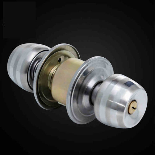ล็อคบอลในร่มประตูห้องนอนบอลล็อคสแตนเลสล็อคประตูห้องน้ำ, Center Distance 60mm, Center Distance 70mm