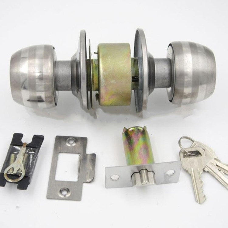 ล็อคบอลในร่มประตูห้องนอนบอลล็อคสแตนเลสล็อคประตูห้องน้ำ, Center Distance 60mm, Center Distance 70mm