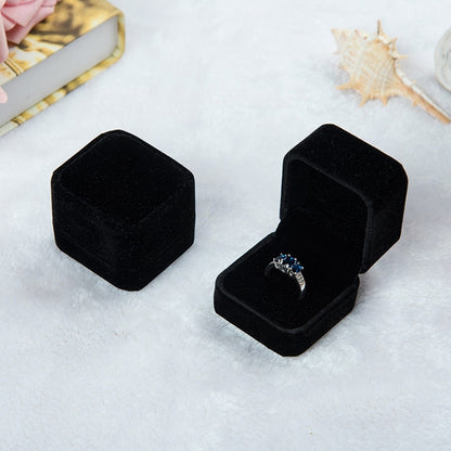 3 PCS เครื่องประดับงานแต่งงานอุปกรณ์เสริม Squre กำมะหยี่กล่องเครื่องประดับเครื่องประดับของขวัญกล่องแหวนต่างหูกล่อง