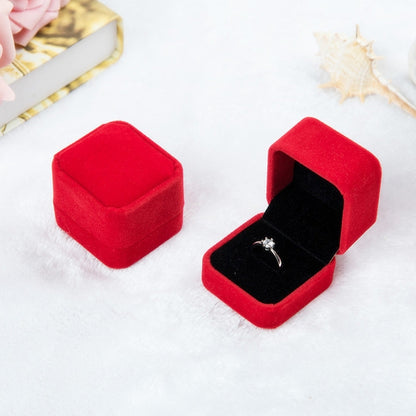 3 PCS เครื่องประดับงานแต่งงานอุปกรณ์เสริม Squre กำมะหยี่กล่องเครื่องประดับเครื่องประดับของขวัญกล่องแหวนต่างหูกล่อง