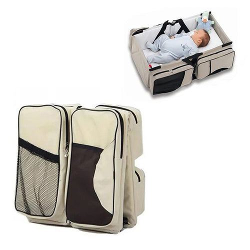 ทารกแรกเกิดแบบพกพาเดินทางพับเตียงมัมมี่แพ็คกระเป๋า
