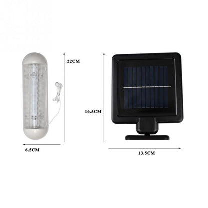 โคมไฟคู่ติดผนัง LED พลังงานแสงอาทิตย์หลั่งแสง IP44 โคมไฟดึงกลางแจ้งกันน้ำ