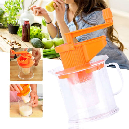 เครื่องคั้นน้ำผลไม้ถั่วเหลืองด้วยตนเองผักผลไม้คั้นมือ, Manual Soybean Juicer