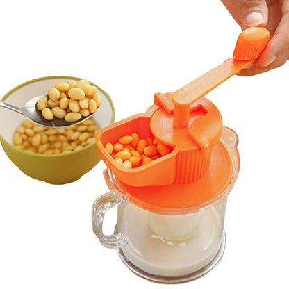 เครื่องคั้นน้ำผลไม้ถั่วเหลืองด้วยตนเองผักผลไม้คั้นมือ, Manual Soybean Juicer