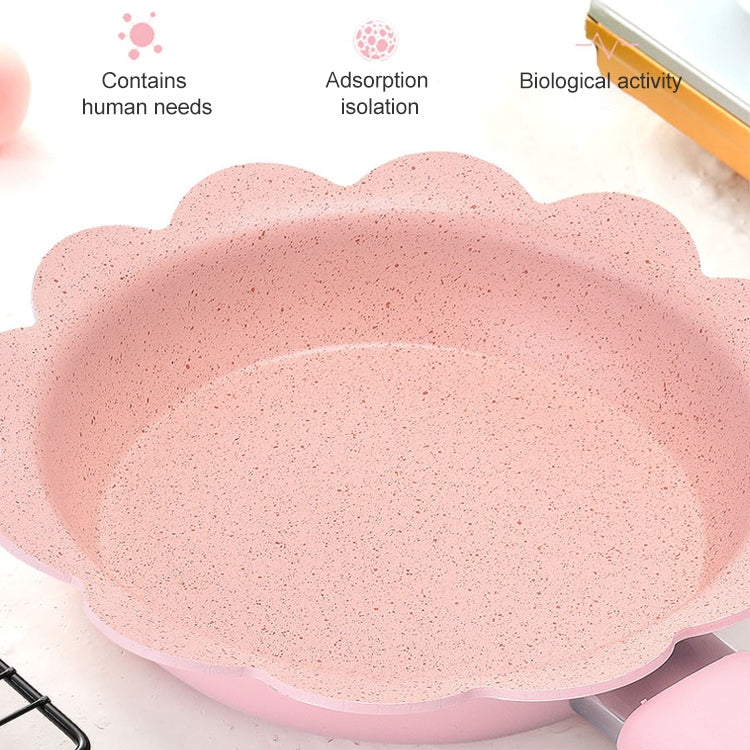 เด็กอาหารเสริมหม้อทำอาหารนมกระทะ Maifan Stone Non Stick ครัวเรือนมัลติฟังก์ชั่หม้อขนาดเล็ก, Blue Milk Pan With Lid