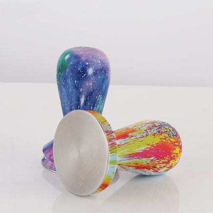 58 มม.กาแฟ Tamper สีซิลิโคน Frosted Handle กาแฟค้อน 304 สแตนเลสสตีลผงกดอุปกรณ์เสริมกาแฟ, Starry Sky, Milk White