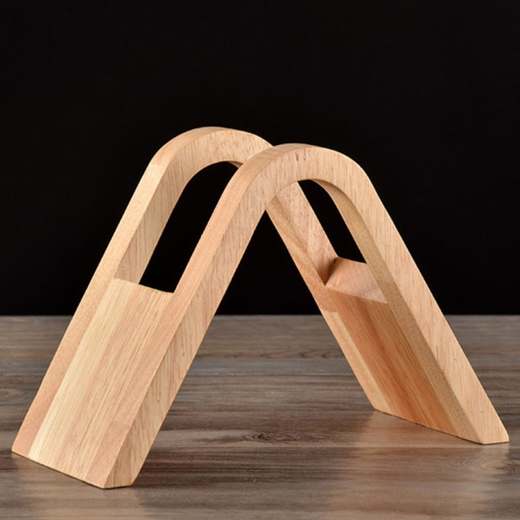 ที่วางกรองกาแฟชั้นเก็บกาแฟกล่องกรองกระดาษฐานยึดขาตั้งจอแสดงผล, Wooden V Holder