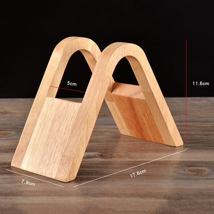 ที่วางกรองกาแฟชั้นเก็บกาแฟกล่องกรองกระดาษฐานยึดขาตั้งจอแสดงผล, Wooden V Holder