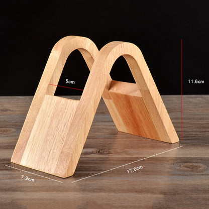 ที่วางกรองกาแฟชั้นเก็บกาแฟกล่องกรองกระดาษฐานยึดขาตั้งจอแสดงผล, Wooden V Holder