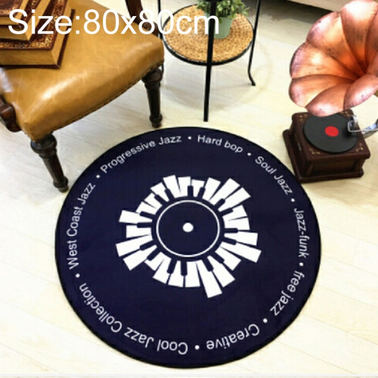 Creative Retro 3D DVR บันทึกพรมรอบ CD แผ่นตกแต่งบ้านห้องนั่งเล่นห้องนอนเด็กตกแต่งพรม,, Diameter 60cm, Diameter 80cm, Diameter 100cm, Diameter 120cm, Diameter 160cm, Diameter 180cm