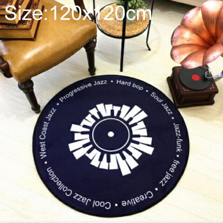 Creative Retro 3D DVR บันทึกพรมรอบ CD แผ่นตกแต่งบ้านห้องนั่งเล่นห้องนอนเด็กตกแต่งพรม,, Diameter 60cm, Diameter 80cm, Diameter 100cm, Diameter 120cm, Diameter 160cm, Diameter 180cm