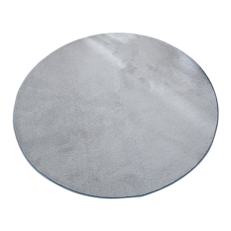 KSolid พรมกลมพรมขนแกะนุ่มพรมกันลื่นพรมห้องนอนเด็กเสื่อประตู, Diameter: 140cm, Diameter: 160cm