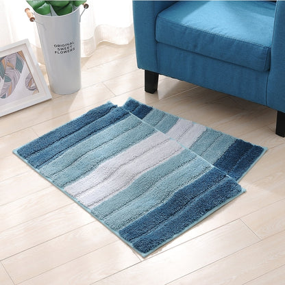 ลายในร่ม Anti-SLIP ห้องน้ำห้องครัวพรมปูพื้นพรมไมโครไฟเบอร์พรมพรม, 46x71cm, 51x81.5cm