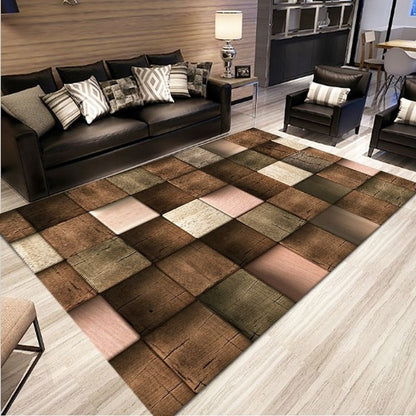 โมเดิร์นบทคัดย่อ Lattice พรมห้องนั่งเล่นห้องนอนพรมปูพื้น, 50x80cm, 80x120cm