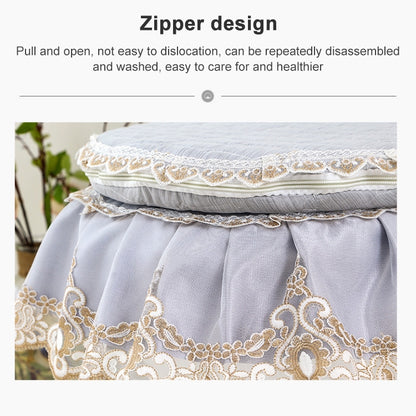 3 ชิ้น / ชุด Universal Anti-Dust Cover ผ้าซิปที่นั่งชักโครก