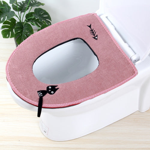ล้างทำความสะอาดได้ ห้องน้ำ ฝาครอบที่นั่งชักโครกอุ่นเบาะนุ่ม Pad Closestool ฝาปิด Mat ผลิตภัณฑ์เครื่องใช้ในครัวเรือน