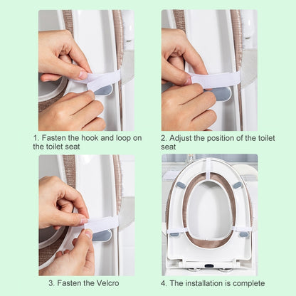 ล้างทำความสะอาดได้ ห้องน้ำ ฝาครอบที่นั่งชักโครกอุ่นเบาะนุ่ม Pad Closestool ฝาปิด Mat ผลิตภัณฑ์เครื่องใช้ในครัวเรือน